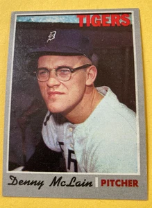 1970 DENNY McLAIN #400 BASEBALL CARD DETROIT TIGERS EX. FREE SHIP - Picture 1 of 2