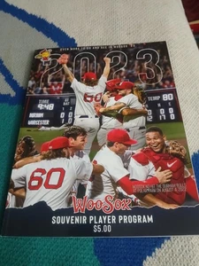 2023 Worcester Red Sox Souvenir Programm & JAHRBUCH - Bild 1 von 2