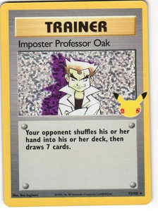 Impostor Professor Oak Holo Pokémon TCG 'Celebrations' 73/102 Ungraded - Picture 1 of 2