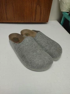 Birkenstock Amsterdam Gray Shoes Womens Size 41 (US 10) - Picture 1 of 7