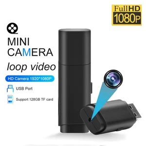 HD 1080P Mini Unidad Flash USB Cámara DV DVR U Disco Grabadora de Video Videocámara Cámara - Imagen 1 de 22