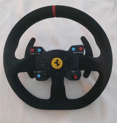 Thrustmaster Ferrari 599XX EVO 30 Edition Alcantara Wheel Very Good Condition - Image 1 of 4
