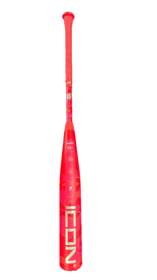 Taco de beisebol Rawlings Icon rosa unicórnio elétrico PERFEITO ESTADO 32/27 (-5) USSSA ENVIO RÁPIDO!  - Imagem 1 de 4