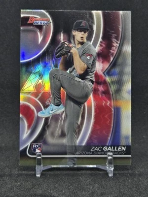 2020 Bowman's Best Zac Gallen Refractor #35 RC Diamondbacks  - Image 1 of 2