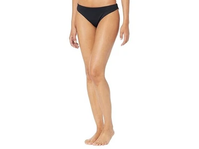 Roxy L20322 Womens Black Rib Love The Baja Bikini Bottoms Size Large - Image 1 of 2