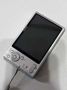 SONY Cyber-Shot DSC-W330 Digital Camera Silver - 14.1MP Silver in good condition - Picture 1 of 8