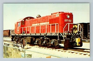 DOT Teststrecke Alco RSD-1 Nummer 012 Eisenbahn Vintage Souvenir Postkarte - Bild 1 von 2