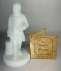 Boyd Art Glass Milk White Colonial Man Doll #5 Name 