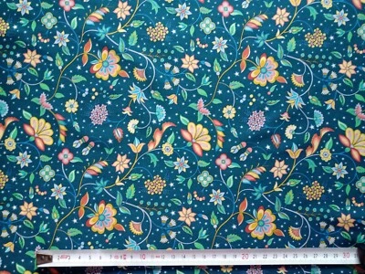 Reste de VIGNE DE MINUIT BIO Liberty of London Tana pelouse coton 33 x 30 cm - Photo 1/3