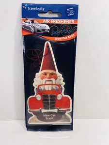 Travelocity Gnome Hanging Air Freshener New Car Scent Car Home New Sealed - Picture 1 of 3