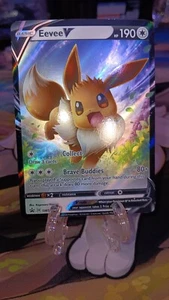 Eevee V SWSH065 SWSH: Sword & Shield Promo Cards Holo - Picture 1 of 2