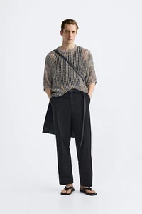 Zara Man Crochet Shirt - Picture 1 of 3