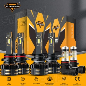 For 98-05 LEXUS GS 300 400 430 GX Canbus 6000K LED Headlight High Low Fog Lights - Picture 1 of 17