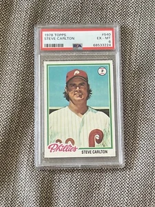 DCC: 1978 Topps Steve Carlton #540 PSA 6 EX-MT Philadelphia Phillies HOF - Picture 1 of 2