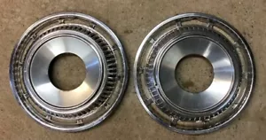 69-79 Jeep 15" Front Wheel Covers CJ J10 FSJ Wagoneer Cherokee Jeepster Commando - Picture 1 of 12