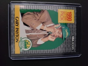 1990 Hoops Basketball #391 Gary Payton RC Rookie Seattle SuperSonics - Picture 1 of 2