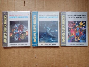 TSR MSH Marvel Super Heroes RPG MU1 MU3 MU7 Gamers Handbook Universe SHRINK 1991 - Picture 1 of 24