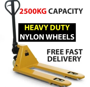 NEW, 2500kg Euro NYLON Pallet Truck 540x1150 Forks Hand Pump /Fully assembled - Picture 1 of 2