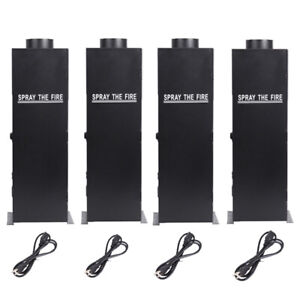 4Pack DMX Fire Thrower Flame Effect Projector Machine Stage Show Xmas Party 200W