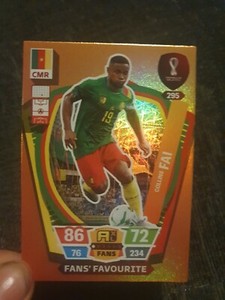 💥Adrenalyn XL World Cup Qatar 2022 Collins Fai Cameroon Fans Favourite 295