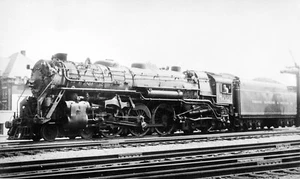 3CC933 1940s? NEG/RP TORONTO HAMILTON & BUFFALO RAILROAD 464 LOCO #502 - Picture 1 of 1