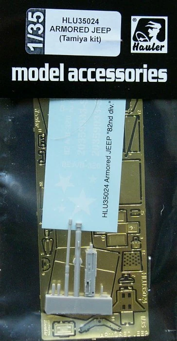Hauler  HLU35024 Armored JEEP (82nd Airborne Div.)  scala 1/35 - Immagine 1 di 4
