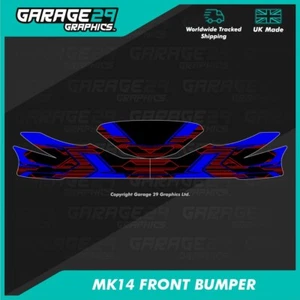 CADET KART MK14 FRONT BUMPER STICKER KIT - TORNADO - COLOUR 7 - Picture 1 of 3