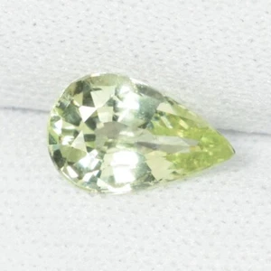 1.29 ct OUTSTANDING LIGHT LIME GREEN NATURAL GROSSULAR GARNET Pear See Vdo PB - Picture 1 of 3