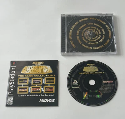 Playstation PS1 Midway Arcade's Atari Collection 1 Asteroids TESTED Complete - Image 1 of 4