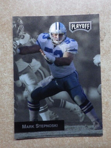 1993 Playoff Football Card #157 Mark Stepnoski ERIE PENNSYLVANIA