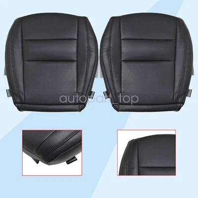 Cubierta de asiento inferior de cuero negra para conductor y pasajero Dodge Durango 2011-2018 Foto 1 de 4
