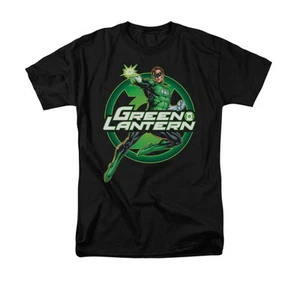 JUSTICE LEAGUE GREEN LANTERN GLOW Licensed Adult Men's Graphic Tee Shirt SM-6XL - Picture 1 of 2
