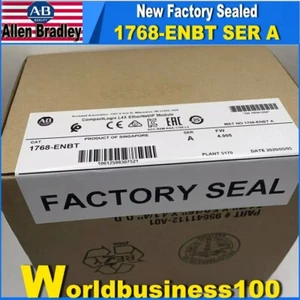 NEW Sealed Allen-Bradley 1768-ENBT /A CompactLogix EtherNet/IP Communication - Picture 1 of 5