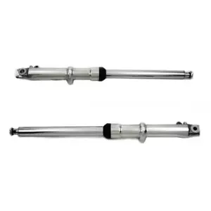 Polished Front Fork Tubes Legs +2" For 86-99 Harley Softail FLST 37021 - Foto 1 di 1