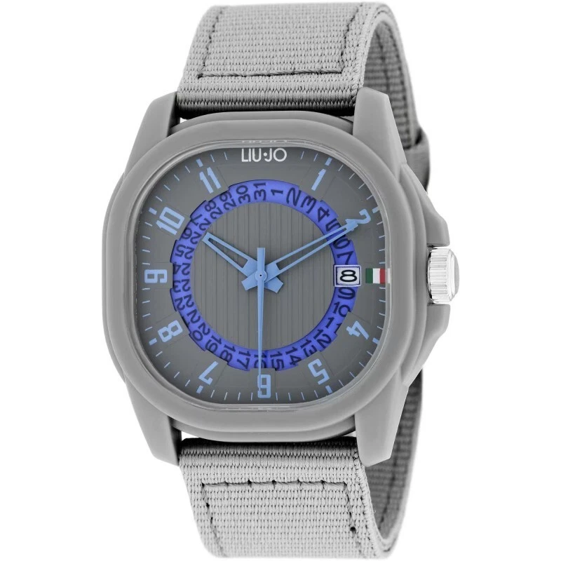 LIU JO  ECO GRIGIO OROLOGIO UOMO  SOLO TEMPO TLJ1893   NUOVO - Immagine 1 di 1