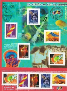 FRANCIA 2001 El Siglo A Través De La Ciencia BF NUEVO ** YT 39 - Imagen 1 de 1
