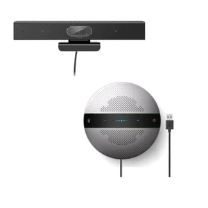 Professional HD 1080p Webcam | PT-E | Noise Cancelling | USB Speakerphone Bundle - Picture 1 of 15