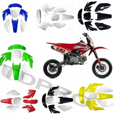 Kit de carenado de plástico carrocería guardabarros piezas para CRF70 XR70 Dirt Pit Bike 125cc 140c Foto 1 de 4