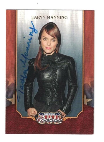 Taryn Manning Signed Autographed 2009 Donruss Americana Card Actress Singer Cover