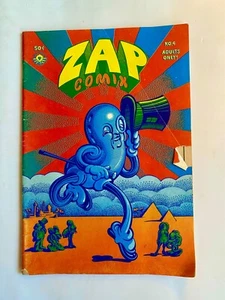 ZAP COMIX #4 Underground Comic Robert Crumb Rick Griffin Moscoso S Clay Wilson - Picture 1 of 1