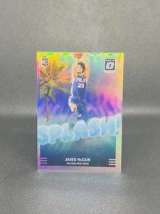 2024-25 Donruss Optic Jared McCain Splash! RC Holo Rookie #3 76ers - Picture 1 of 2
