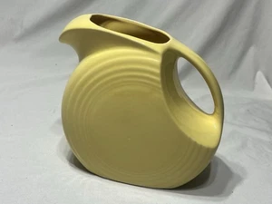 Fiestaware Yellow Large Disc Pitcher with handle Vintage - Picture 1 of 8