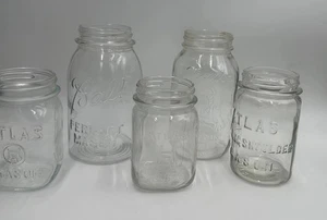 Lote de 6 cuartos de galón y pinta colección colección Mason Jar surtido - Imagen 1 de 1