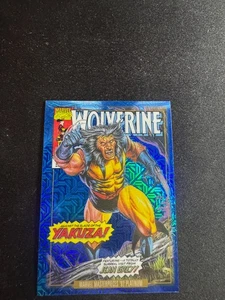 2024 Marvel Masterpieces '92 Copertine Variante Platino Blu Traxx #94-V WOLVERINE - Foto 1 di 4