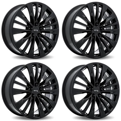 4 Rines 20" Negro de Aleación para Toyota Camry 2005-2025, RTX4958 5x114.3 5Birl - Image 1 of 4