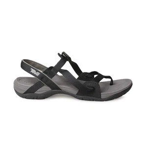 TEVA ASCONA CROSS STRAP BLACK HIKING SPORT WOMEN'S SANDALS SIZE US 9/UK 7 NEW - Picture 1 of 3