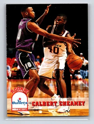 1993-94 NBA Hoops - Calbert Cheaney #416 (RC) - Image 1 of 2