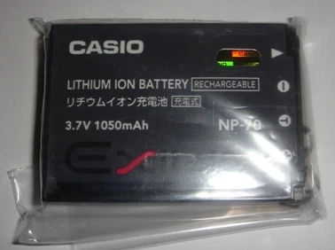 Batterie D'ORIGINE CASIO NP-70 Exilim Zoom EX-Z250SR - Photo 1/1