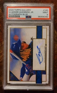 Psa 9 Vladimir Guerrero Jr 2020 Topps Gallery Blue Auto - Picture 1 of 3