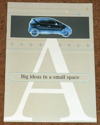 1997 MERCEDES BENZ A-CLASS Pre-Launch Preview Sales Brochure UK Market - Image 1 of 4